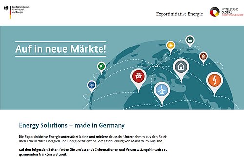 Exportinitiative Energie des BMWi